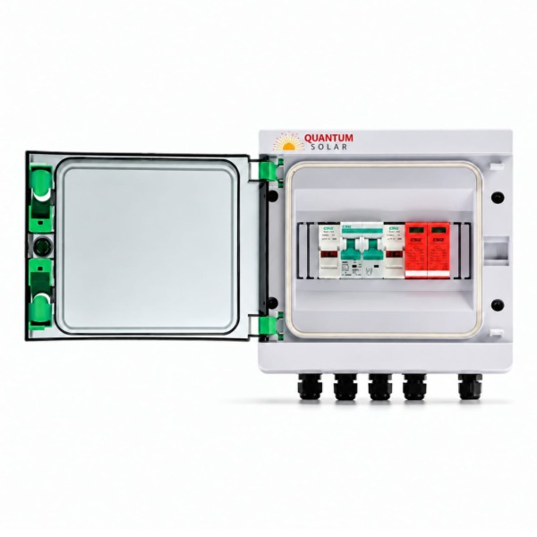 PVC Solar Combiner Box – 2 to 4 Strings